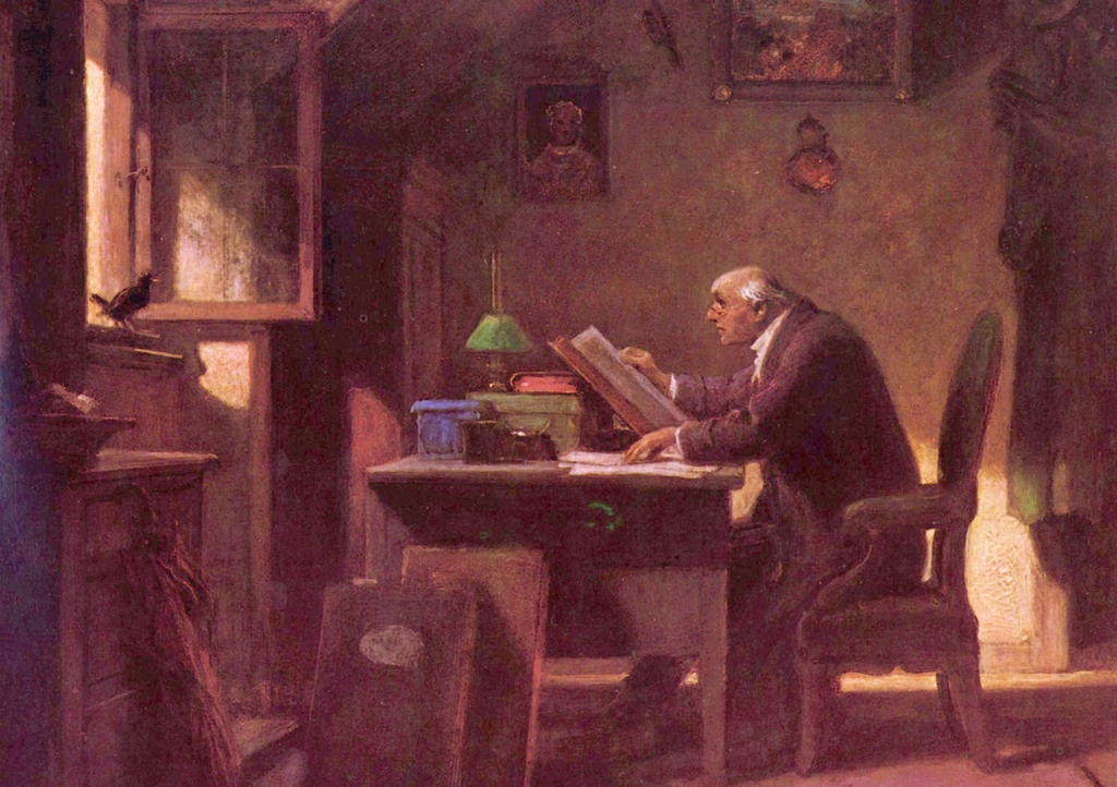 Lais Puzzle - Carl Spitzweg - Ein Besuch - 1.000 Teile p-116648