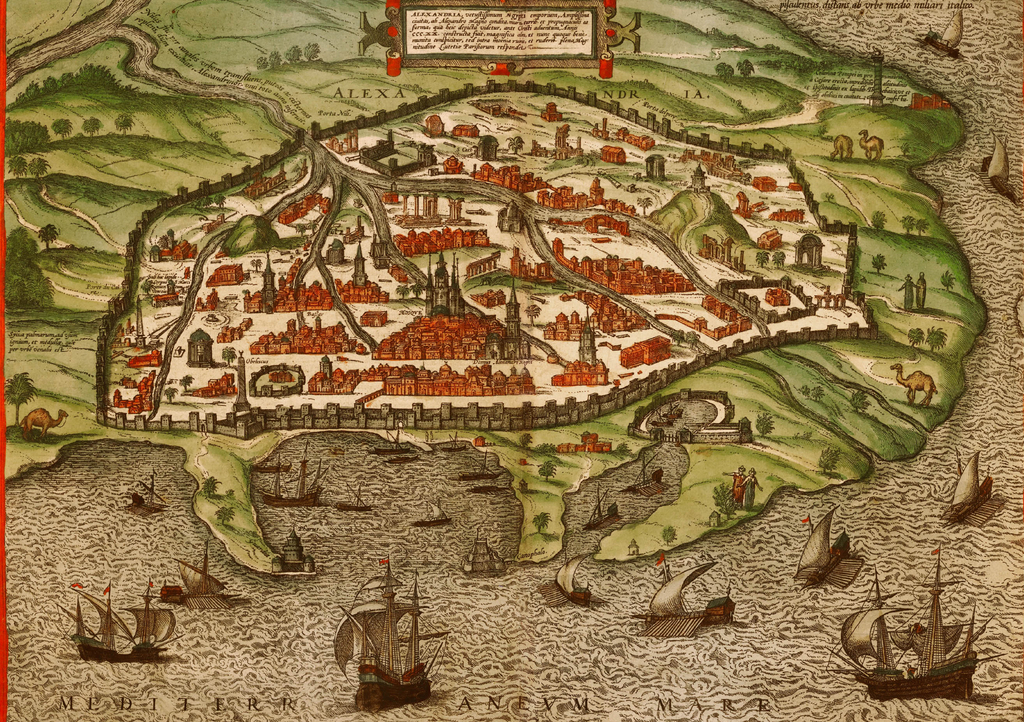 Lais Puzzle - Historische Stadtkarte Alexandria 1575 - 1.000 Teile p-188433