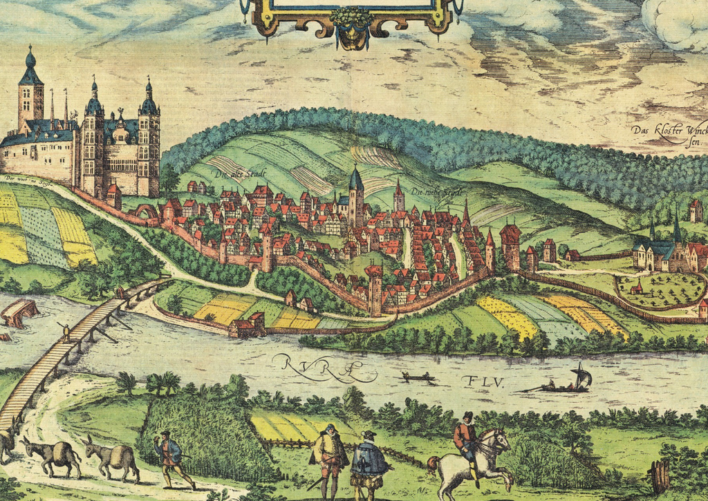 Lais Puzzle - Historische Stadtkarte Arnsberg 1588 - 500 & 1.000 Teile p-188477