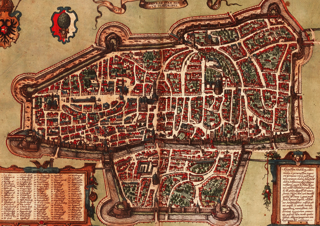 Lais Puzzle - Historische Stadtkarte Augsburg 1572 - 1.000 Teile p-188488