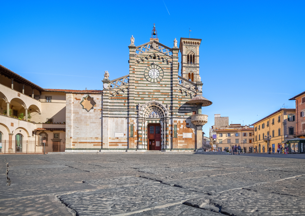 Lais Puzzle - Prato, Italien. Außenansicht der Kathedrale von Santo Stefano - 500 & 1.000 Teile p-226449