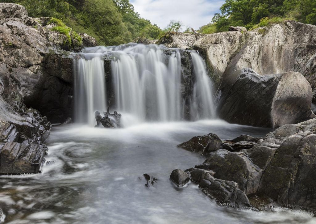 Lais Puzzle - Cenarth, Carmarthenshire, Wales, Blick auf den Wasserfall Cenarth Falls - 100, 200, 500 & 1.000 Teile p-228082
