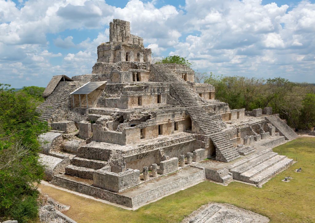 Lais Puzzle - Haupttempel in Edzna, Campeche, Mexiko - 100, 200, 500 & 1.000 Teile p-230372