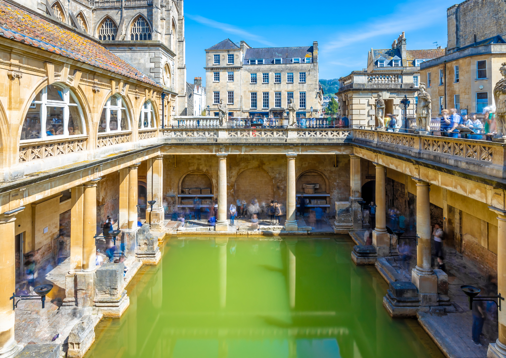 Lais Puzzle - Langzeitbelichtung des römischen Bades in Bath, England - 100, 200, 500 & 1.000 Teile p-236878