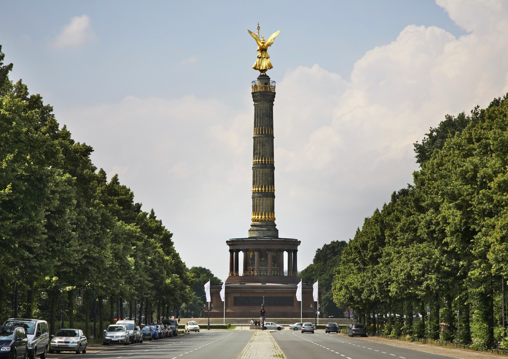 Lais Puzzle - Blick auf die Siegessäule im Tiergarten. Berlin. Berlin, Deutschland - 100, 200, 500 & 1.000 Teile p-237618