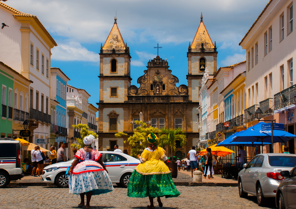 Lais Puzzle - Heller Blick auf den Pelourinho in Salvador, Brasilien - 100, 200, 500 & 1.000 Teile p-238313