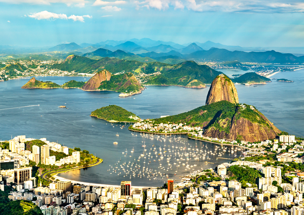 Lais Puzzle - Stadtbild von Rio de Janeiro vom Corcovado in Brasilien - 100, 200, 500 & 1.000 Teile p-239333