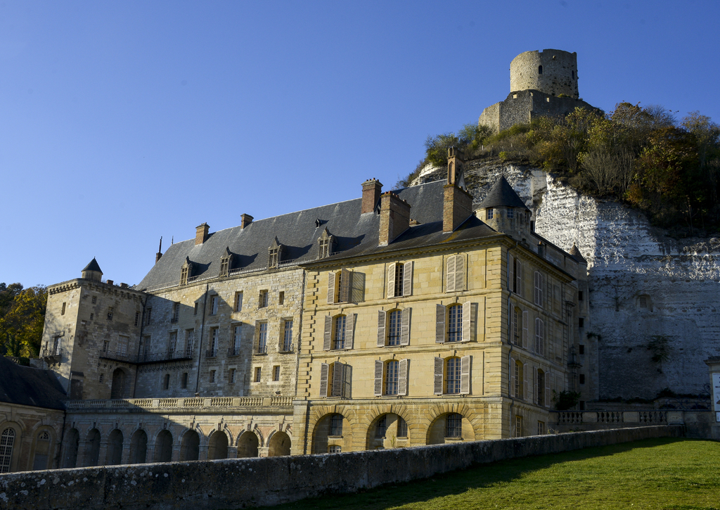 Lais Puzzle - Schloss, XIX. Jahrhundert, XVI. Jahrhundert, La Roche Guyon, Val d'Oise, 95, Region Île de France, Frankreich - 100, 200, 500 & 1.000 Teile p-240293