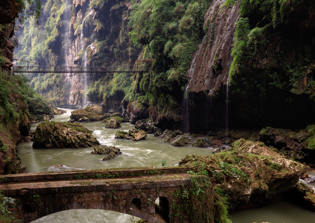 Lais Puzzle - Wasserfall, Xingyi, Guizhou China - 100, 200, 500 & 1.000 Teile p-245113