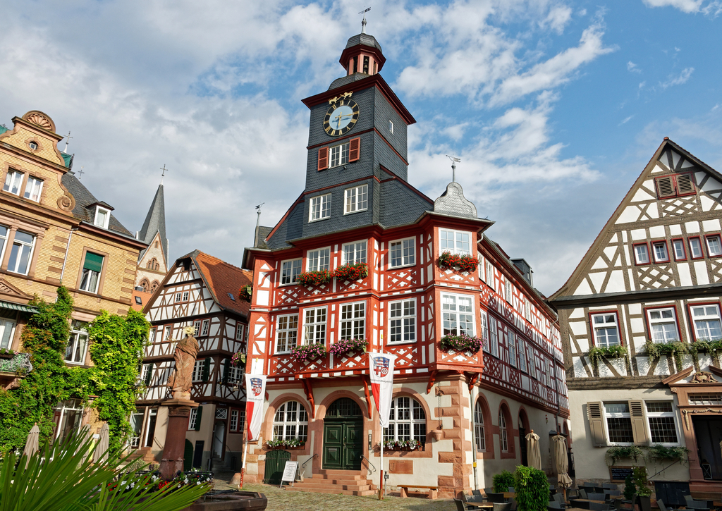 Lais Puzzle - Rathaus im historischen Zentrum von Heppenheim an der Bergstraße, Hessen, Deutschland - 100, 200, 500 & 1.000 Teile p-257262