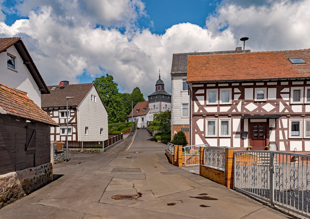 Lais Puzzle - Altstadt von Bindsachsen, einem Ortsteil von Kefenrod in Hessen, Deutschland - 100, 200, 500 & 1.000 Teile p-258202