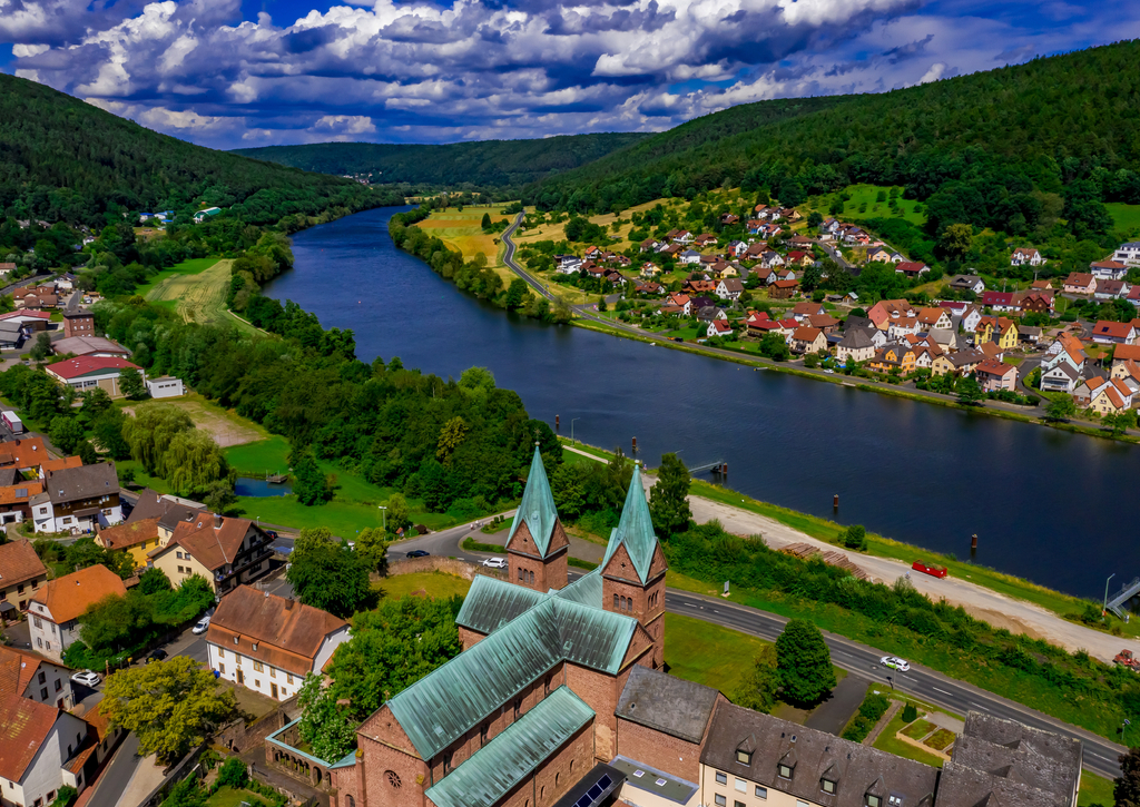 Lais Puzzle - Neustadt am Main in Bayern aus der Luft | Luftbilder von Neustadt am Main in Bayern - 100, 200, 500 & 1.000 Teile p-258522