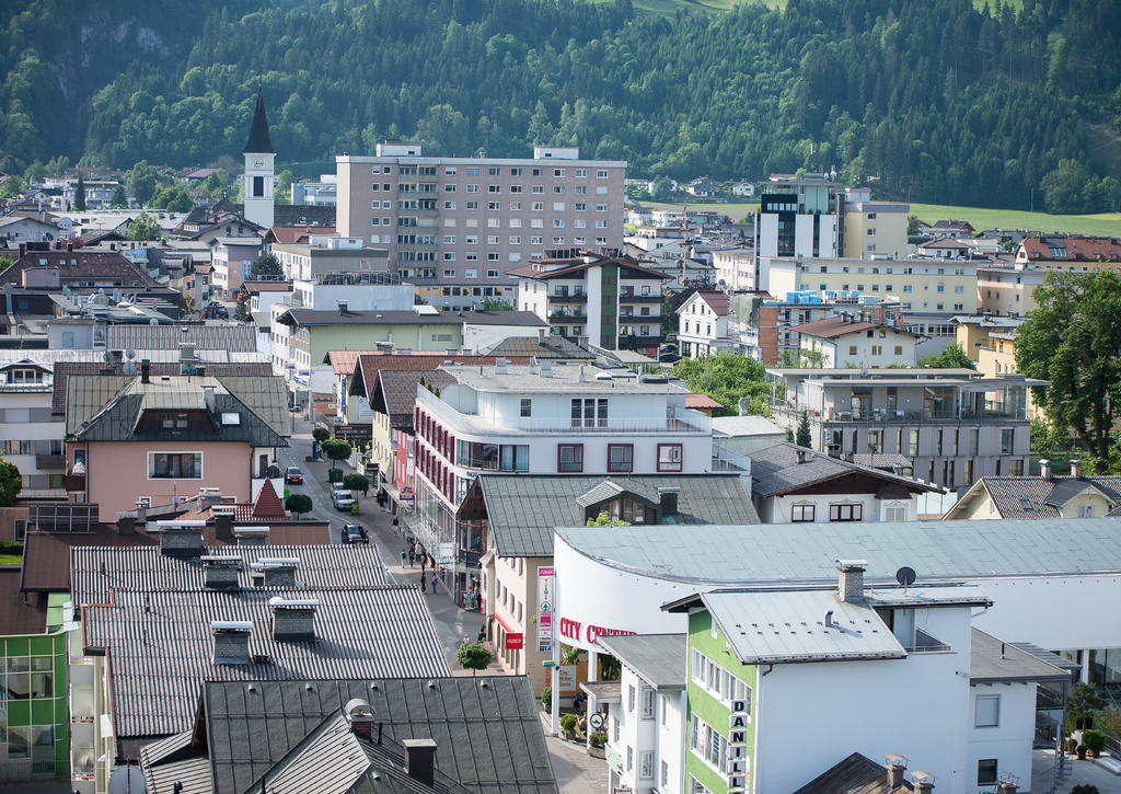 Lais Puzzle - Das Zentrum von Wörgl in Tirol aus der Vogelperspektive - 100, 200, 500 & 1.000 Teile p-259477