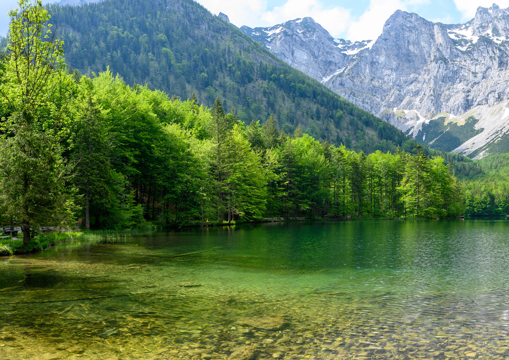 Lais Puzzle - Hinterer Langbathsee in Oberösterreich - 100, 200, 500 & 1.000 Teile p-259507