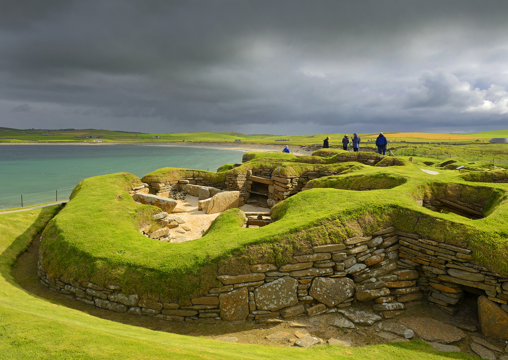 Lais Puzzle - Skara Brae war mehrere Jahrhunderte lang bewohnt - Teil des Herzstücks der neolithischen Orkney - UNESCO-Weltkulturerbe, Schottland, UK - 100, 200, 500 & 1.000 Teile p-261377