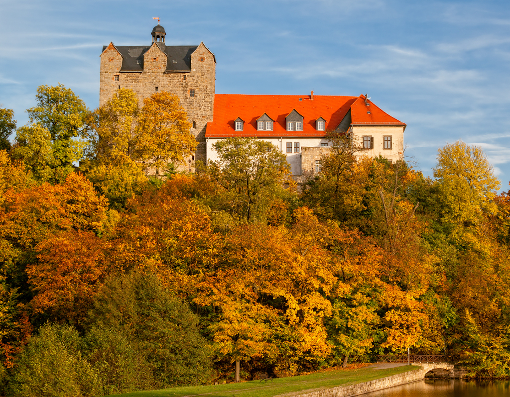 Lais Puzzle - Schlosspark mit dem Schloss Ballenstedt im Herbst - 40, 100, 200, 500 & 1.000 Teile p-262498