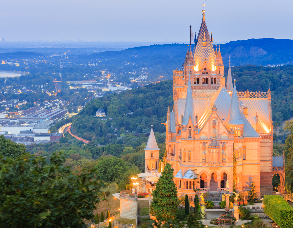 Lais Puzzle - Schloß Drachenburg bei Nacht - Königswinter - 40, 100, 200, 500 & 1.000 Teile p-262786