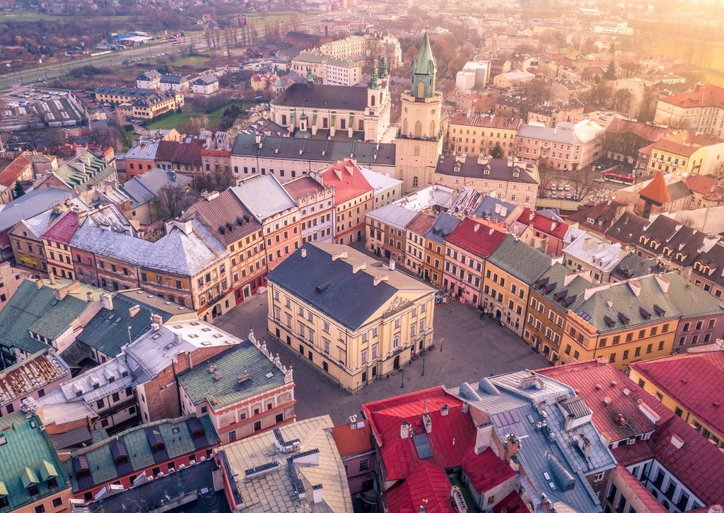 Lais Puzzle - Lublin aus der Vogelperspektive - 100, 200, 500 & 1.000 Teile p-263976