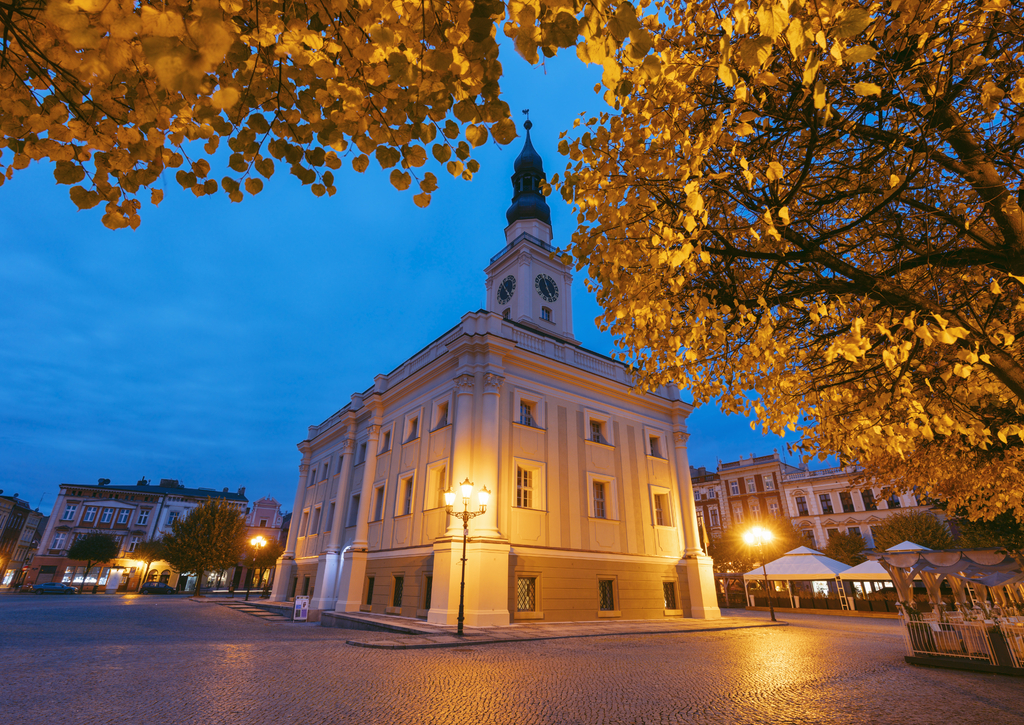 Lais Puzzle - Rathaus von Leszno am Abend - 100, 200, 500 & 1.000 Teile p-264366