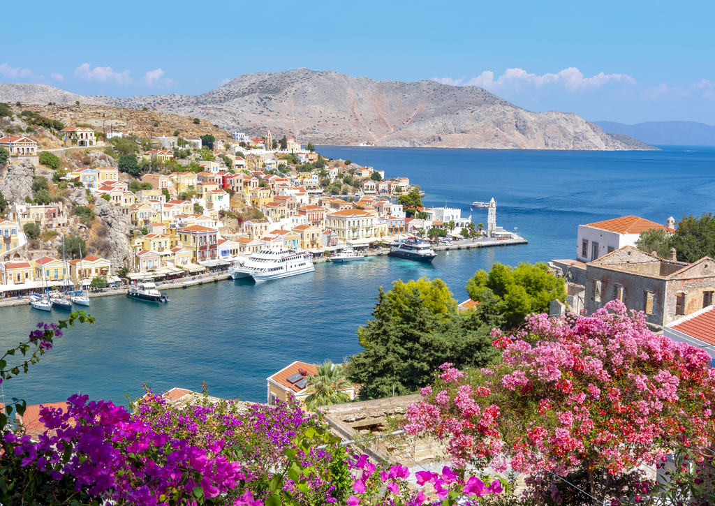Lais Puzzle - Stadtbild von Symi, Dodekanes-Inseln, Griechenland - 100, 200, 500 & 1.000 Teile p-267231