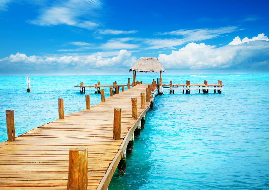 Lais Puzzle - Urlaub im Tropenparadies. Anlegesteg auf der Isla Mujeres, Mexiko - 100, 200, 500 & 1.000 Teile p-269971