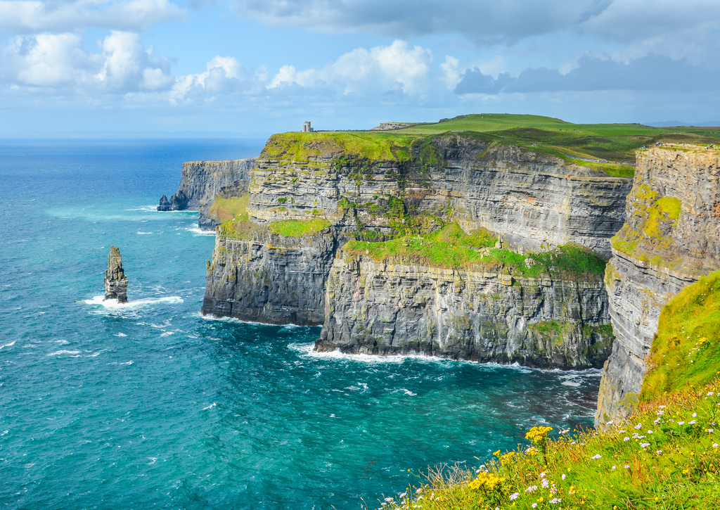 Lais Puzzle - Blick auf die Cliffs of Moher, eine der beliebtesten Touristenattraktionen in Irland, Grafschaft Clare - 100, 200, 500 & 1.000 Teile p-272771