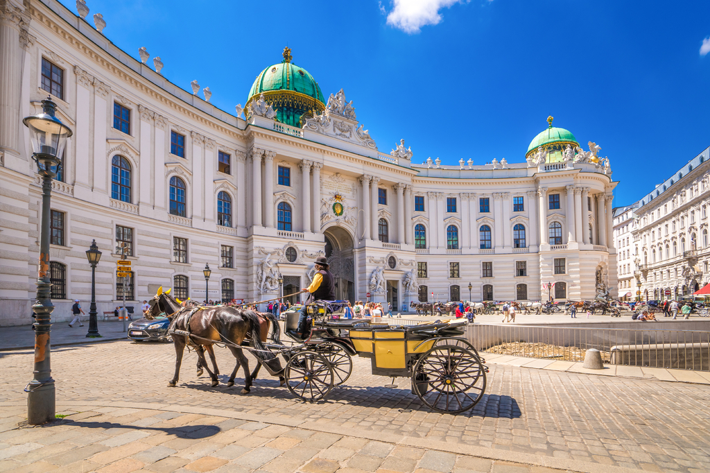 Lais Puzzle - Fiaker vor der Alten Hofburg, Wien, Österreich - 2.000 Teile p-274164
