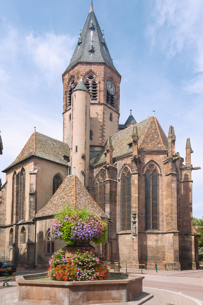 Lais Puzzle - Elsass, Haguenau, Hagenau, Kirche St-Georges, Frankreich - 2.000 Teile p-274643