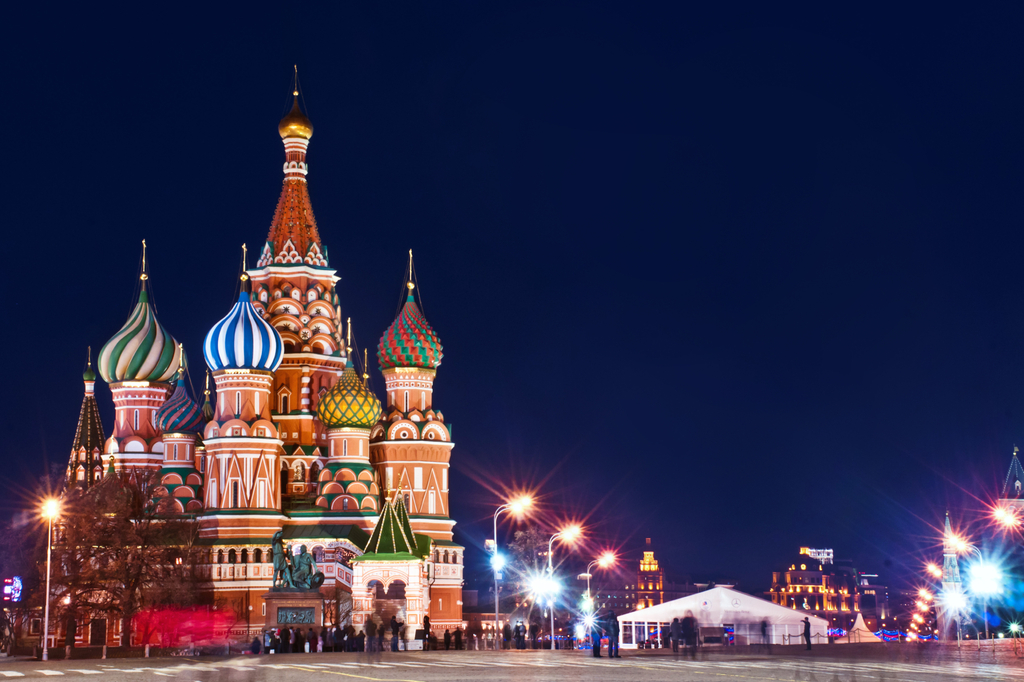 Lais Puzzle - Moskau St. Basilius Kathedrale Nachtaufnahme - 2.000 Teile p-274734