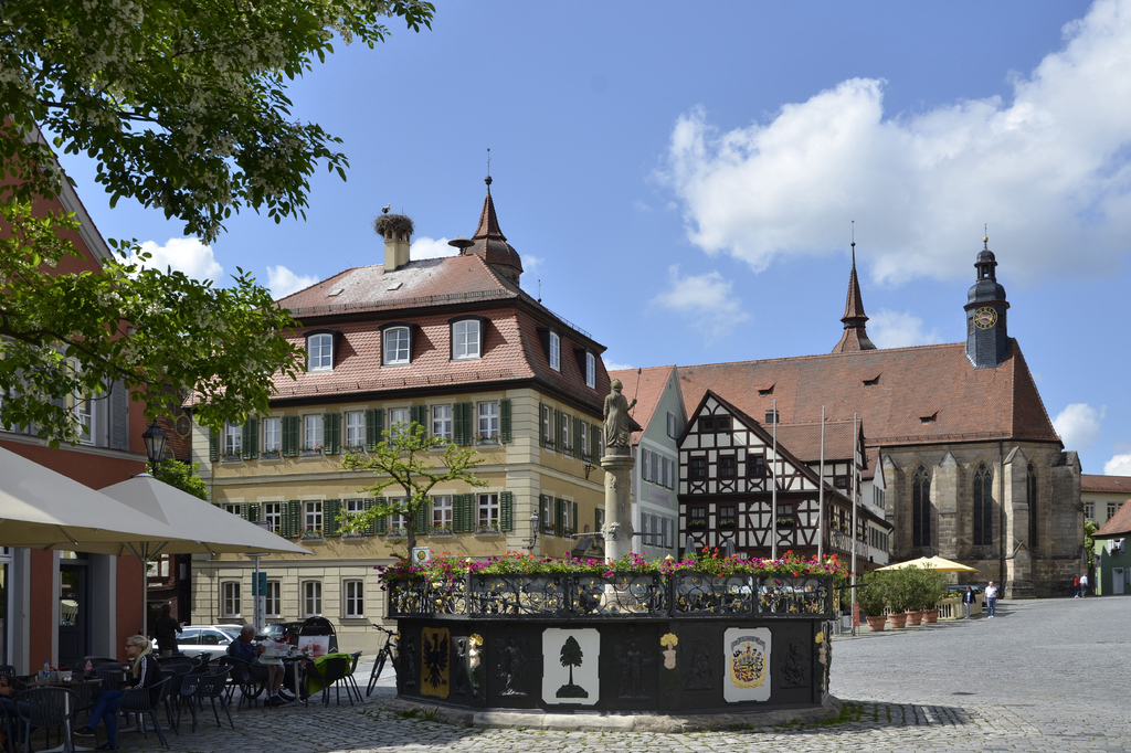 Lais Puzzle - Brunnen i.d. Altstadt von Feuchtwangen - 2.000 Teile p-274753