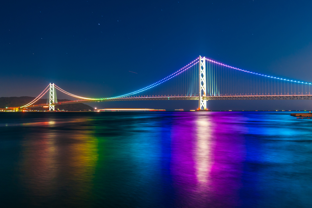 Lais Puzzle - Akashi Kaikyo Brücke am Hafen von Kobe, Japan - 2.000 Teile p-274822