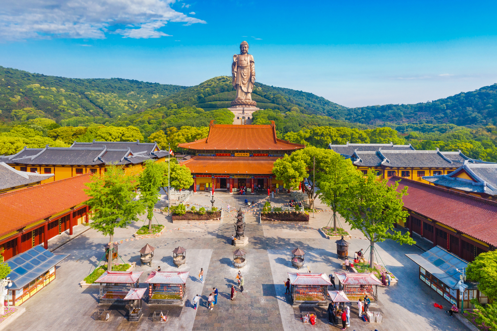 Lais Puzzle - Ling Shan malerischer Ort, Wuxi Stadt, Jiangsu Provinz, China - 2.000 Teile p-276123