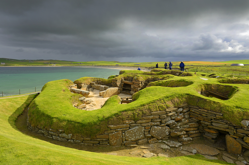 Lais Puzzle - Skara Brae war mehrere Jahrhunderte lang bewohnt - Teil des Herzstücks der neolithischen Orkney - UNESCO-Weltkulturerbe, Schottland, UK - 2.000 Teile p-276658