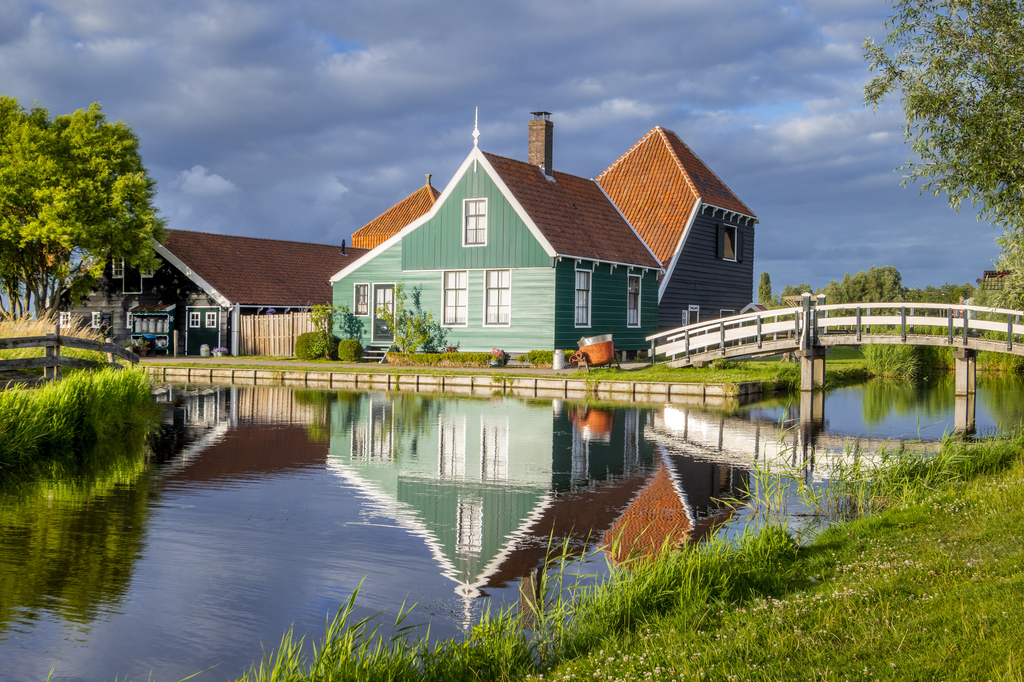 Lais Puzzle - Traditionelles Holzhaus, Zaanse Schans, Zaandam, Niederlande - 2.000 Teile p-277631