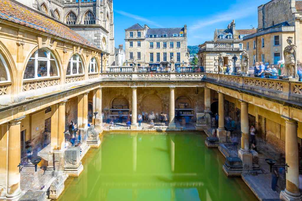 Lais Puzzle - Langzeitbelichtung des römischen Bades in Bath, England - 2.000 Teile p-278092