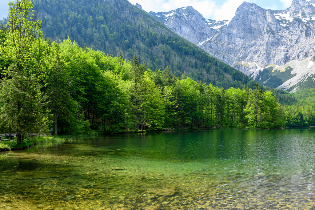 Lais Puzzle - Hinterer Langbathsee in Oberösterreich - 2.000 Teile p-278179
