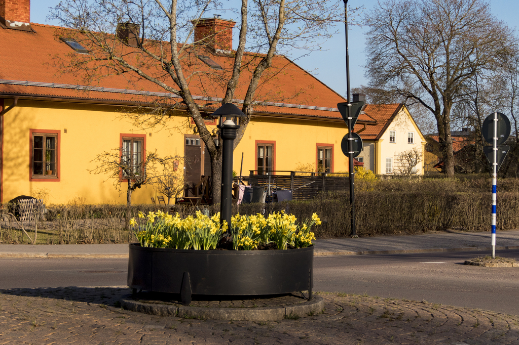 Lais Puzzle - Sandviken, Schweden Ein Kreisverkehr und Topfpflanzen - 2.000 Teile p-278918