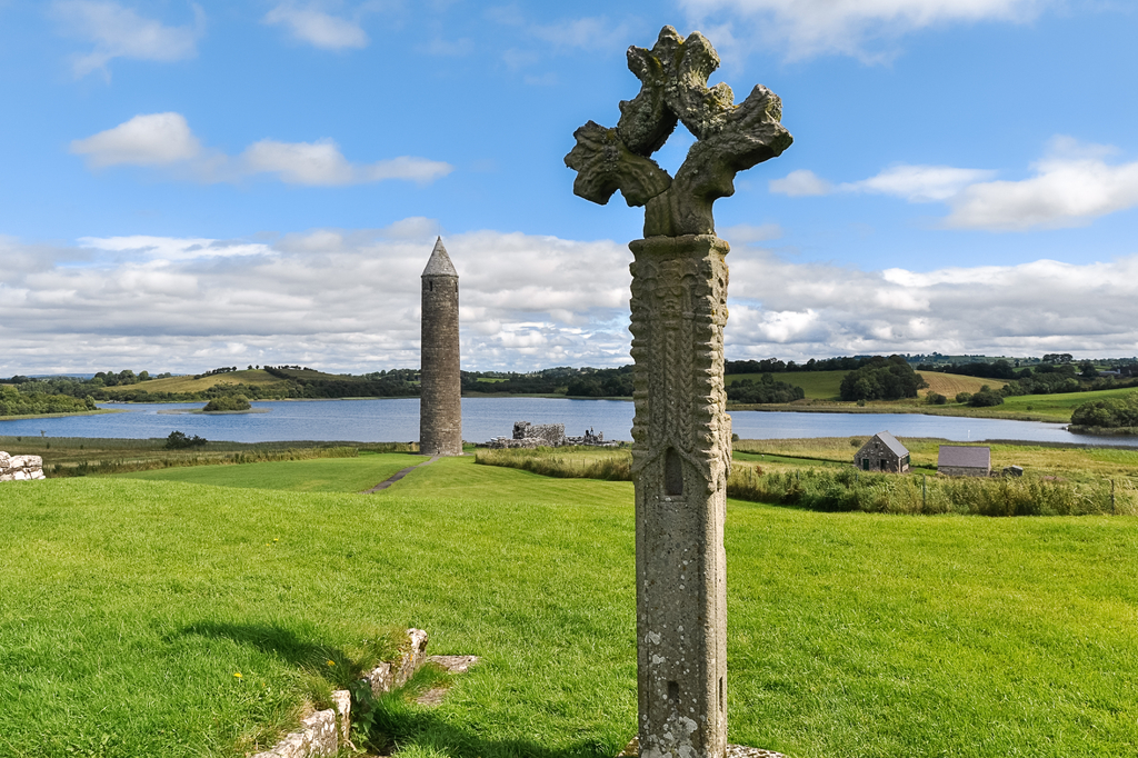 Lais Puzzle - Klosteranlage Devenish Island, Grafschaft Fermanagh, Nordirland - 2.000 Teile p-278946