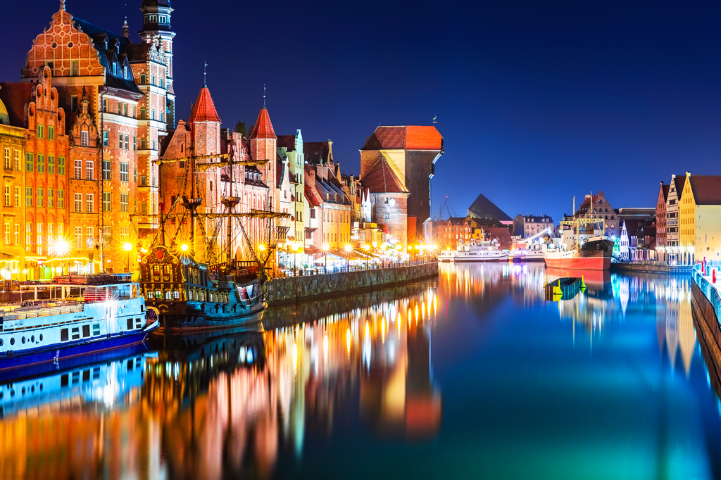 Lais Puzzle - Nachtansicht der Altstadt von Gdansk, Polen - 2.000 Teile p-279030