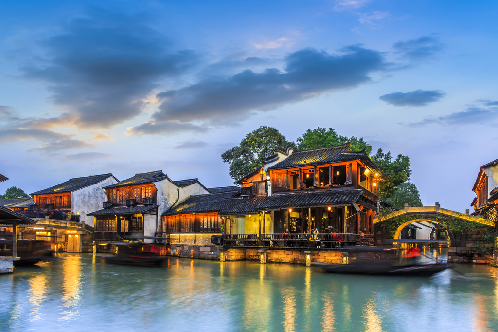 Lais Puzzle - Wuzhen, Jiangnan Wasserstadt, China - 2.000 Teile p-279690