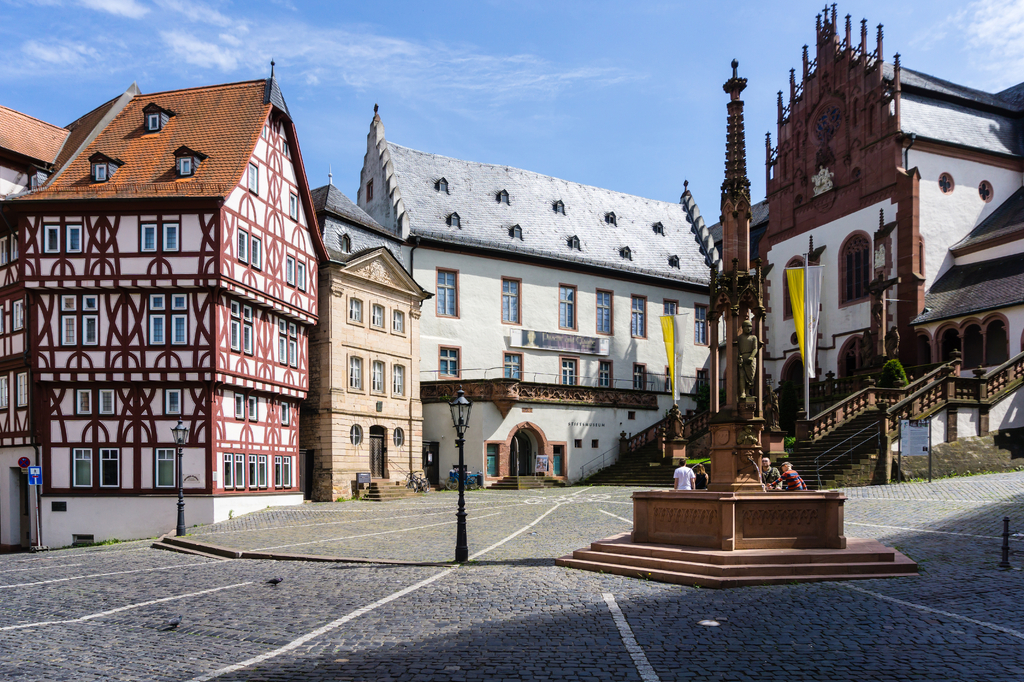 Lais Puzzle - Aschaffenburg Stiftsplatz Stifsbrunnen - 2.000 Teile p-279961
