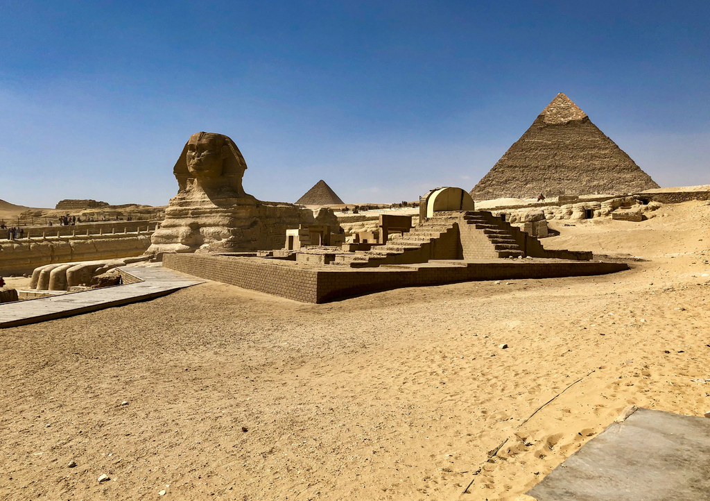 Lais Puzzle - Pyramiden und Sphinx in Gizeh in Kairo, Ägypten - Wahrzeichen Besichtigung Pyramiden von Gizeh in Kairo - 1.000 Teile p-282863