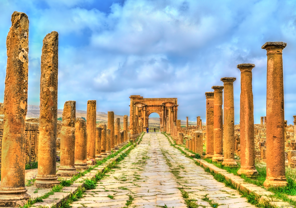 Lais Puzzle - Timgad, Ruinen einer römisch-berberischen Stadt in Algerien - 1.000 Teile p-283001