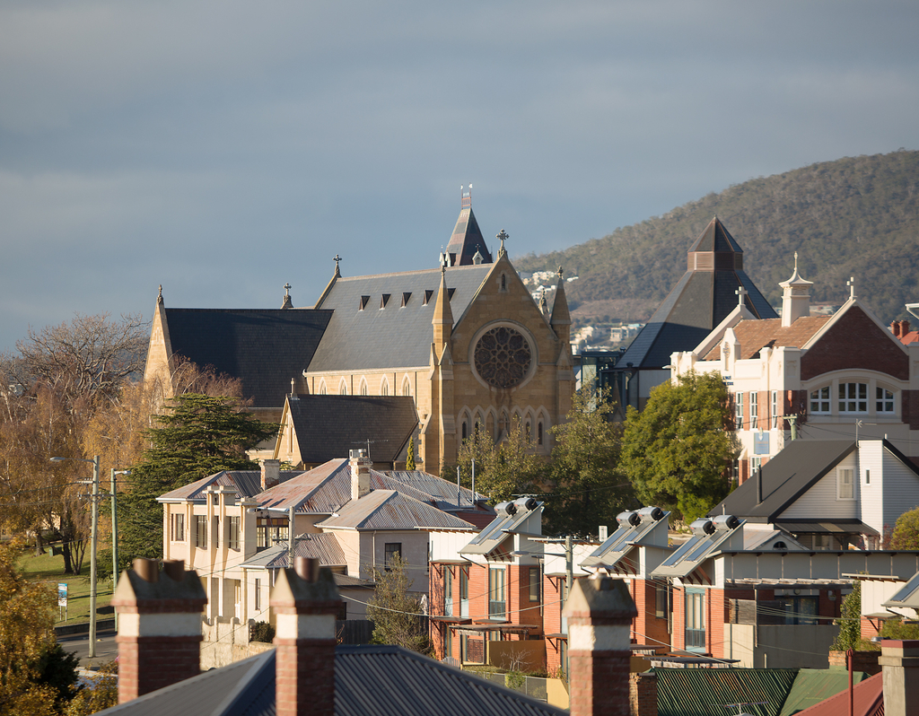 Lais Puzzle - Außenansicht der St. Mary's Cathedral in Hobart - 40, 100, 200, 500, 1.000 & 2.000 Teile p-284815