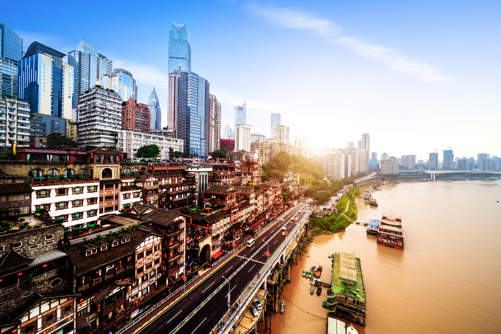 Lais Puzzle - Chongqing, Chinas klassische Architektur: Hongyadong - 2.000 Teile p-287406