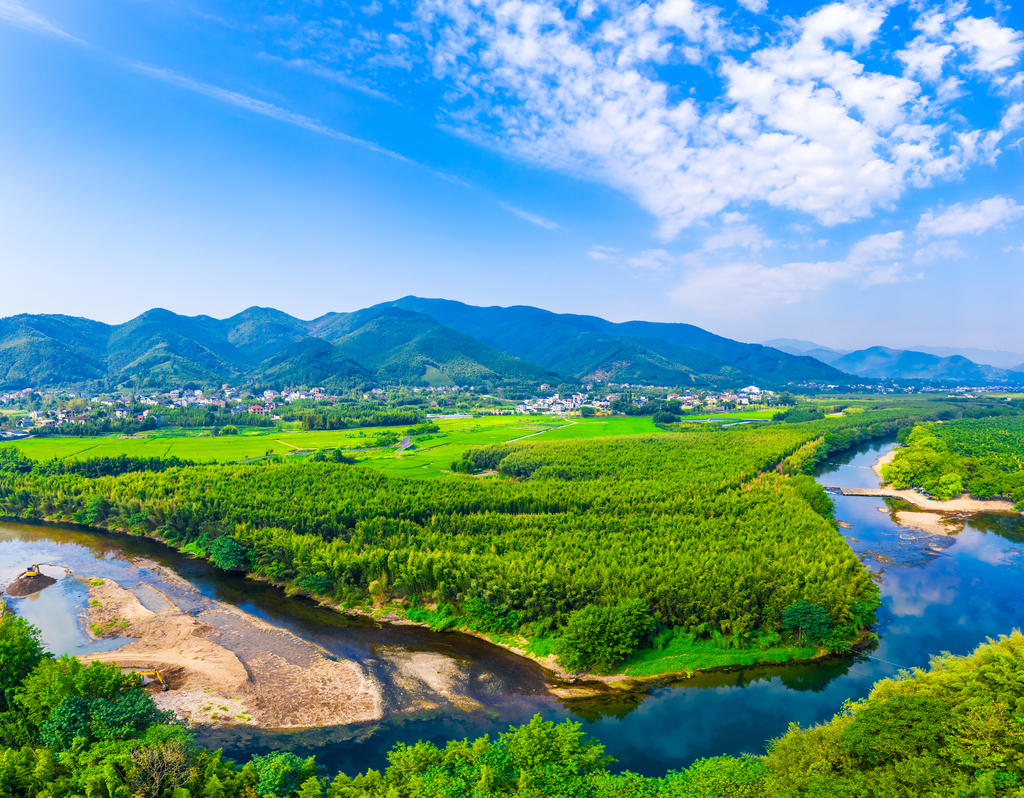 Lais Puzzle - Wunderschöne ländliche Naturkulisse in Hangzhou, China - 40, 100, 200, 500, 1.000 & 2.000 Teile p-287461