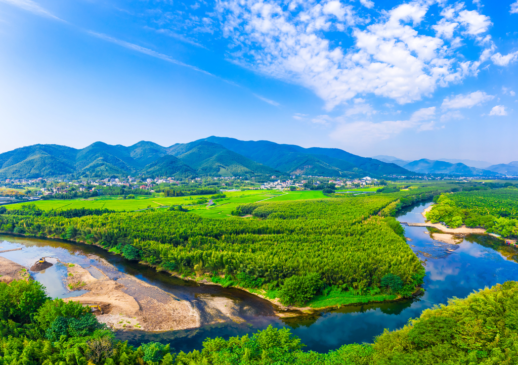 Lais Puzzle - Wunderschöne ländliche Naturkulisse in Hangzhou, China - 1.000 Teile p-287465