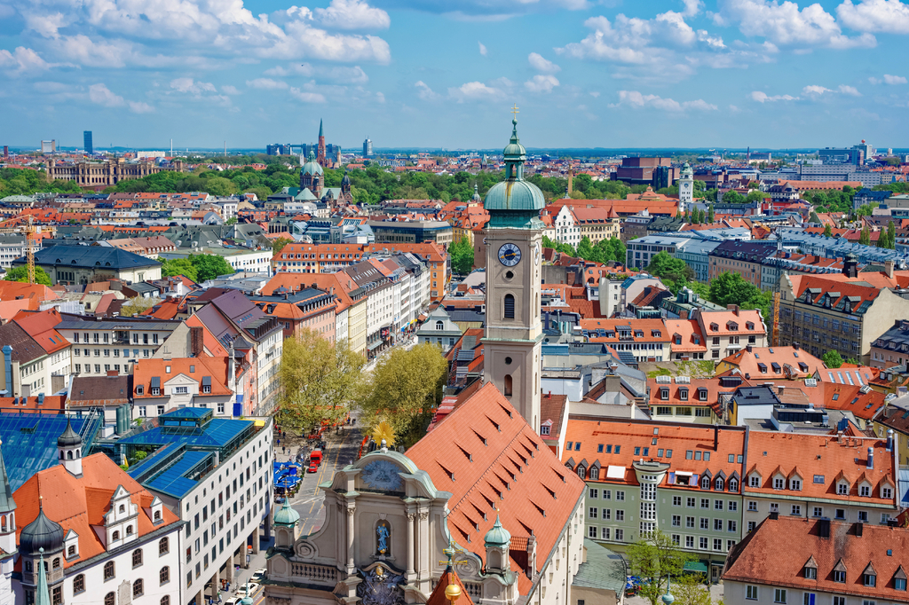 Lais Puzzle - Skyline des Münchner Stadtzentrums - 2.000 Teile p-288228