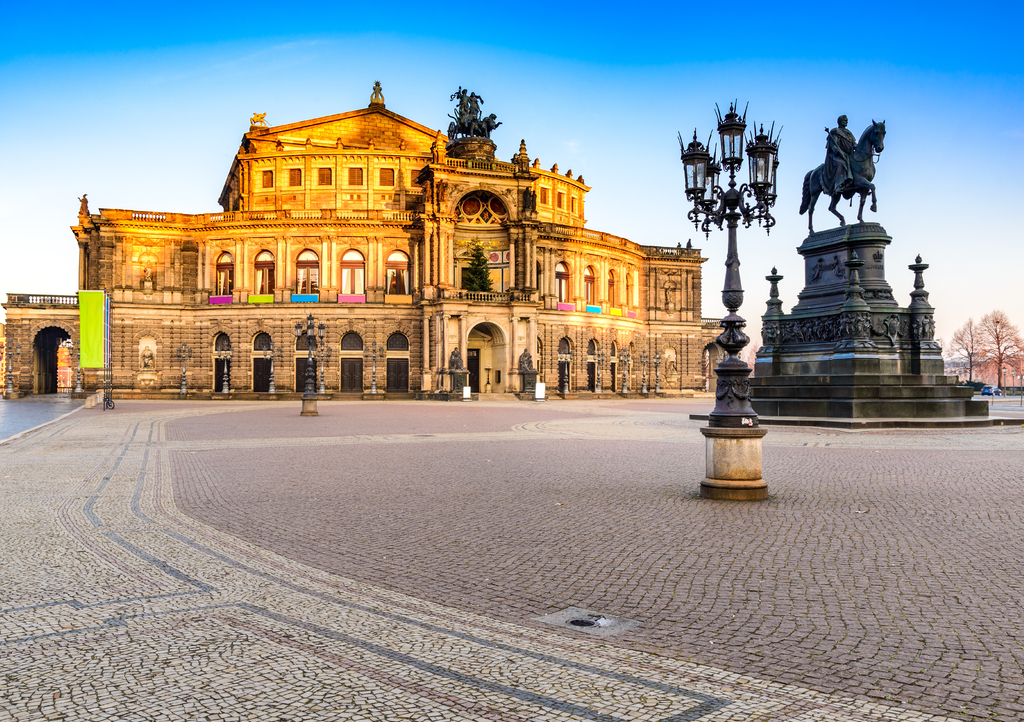 Lais Puzzle - Semperoper, Oper in Dresden, Deutschland - 1.000 Teile p-288407