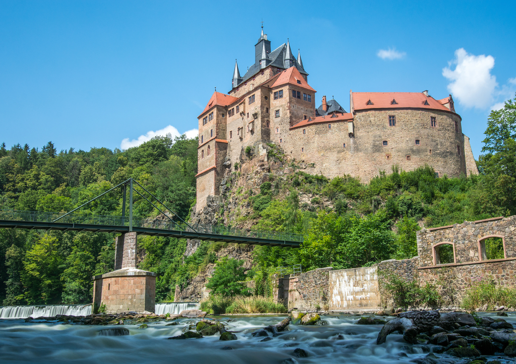 Lais Puzzle - Burg Kriebstein, Sachsen, Deutschland - 1.000 Teile p-288653